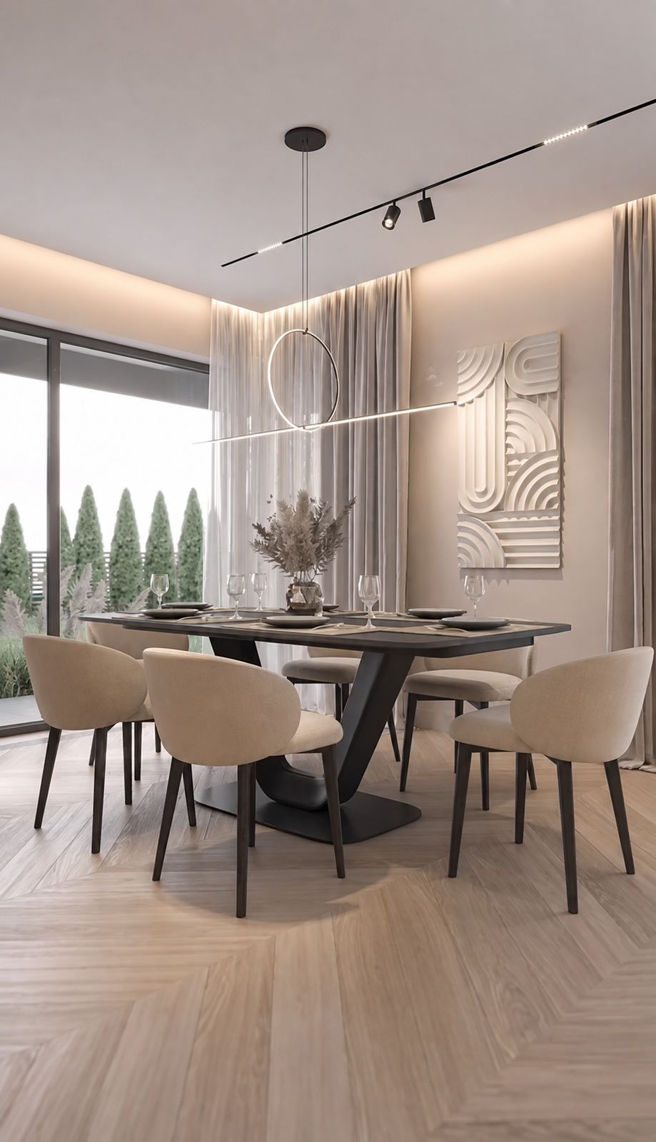 Столовая после ремонта — пример работ HandyHome